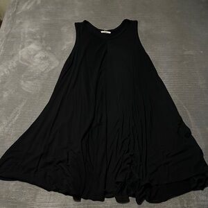 Silence + Noise Black Flowy Mini Dress